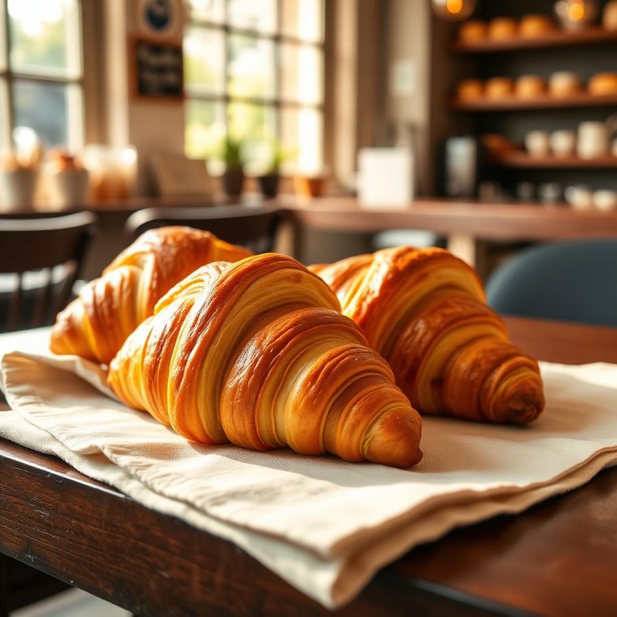 Butter Croissants at Jadeel Coffee